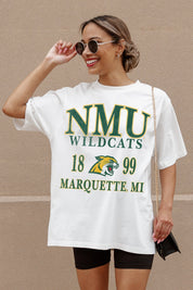NORTHERN MICHIGAN WILDCATS UNITY OVERSIZED CREWNECK TEE