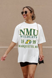 NORTHERN MICHIGAN WILDCATS UNITY OVERSIZED CREWNECK TEE