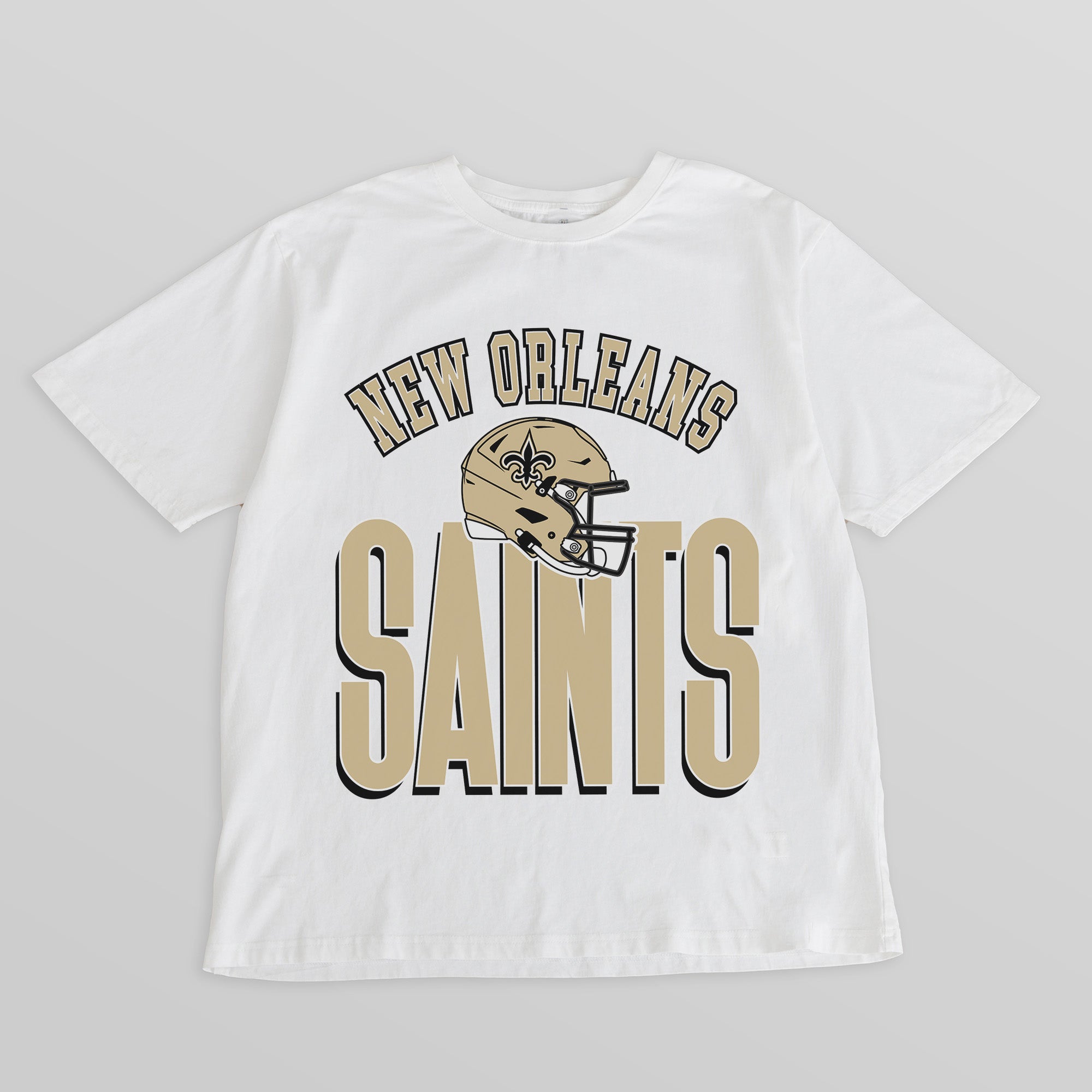 NEW ORLEANS SAINTS FIERCE FOCUS WASHED RELAXED FIT TEE