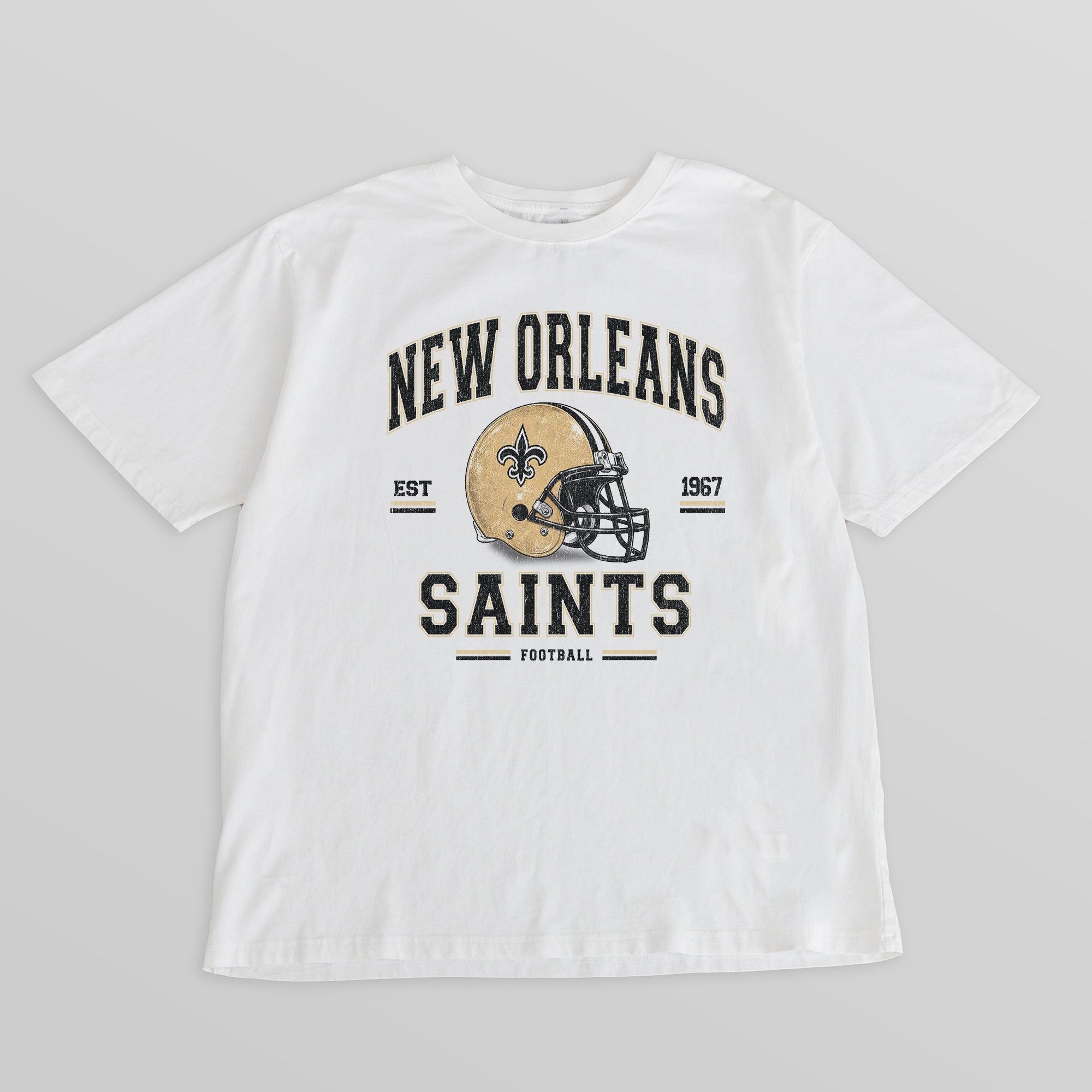 NEW ORLEANS SAINTS PLAY TO WIN WASHED RELAXED FIT TEE