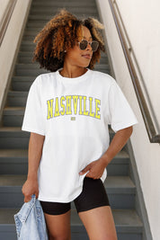 NASHVILLE SC GOAL LINE OVERSIZED CREWNECK TEE