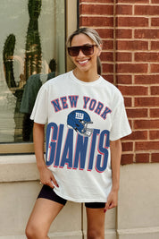 NEW YORK GIANTS FIERCE FOCUS WASHED RELAXED FIT TEE