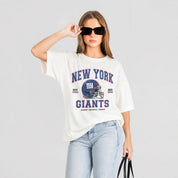 NEW YORK GIANTS PLAY TO WIN WASHED RELAXED FIT TEE