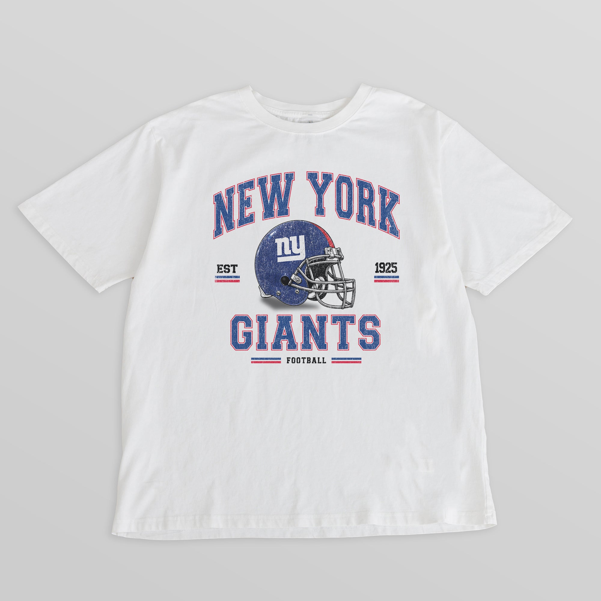 NEW YORK GIANTS PLAY TO WIN WASHED RELAXED FIT TEE