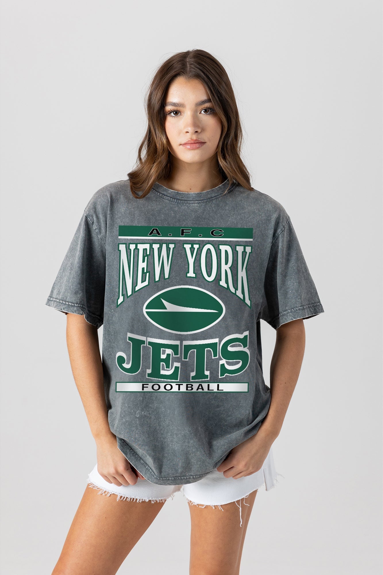 NEW YORK JETS CLASSIC GRIND WASHED RELAXED FIT TEE