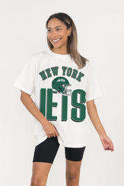 NEW YORK JETS FIERCE FOCUS WASHED RELAXED FIT TEE