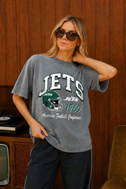 NEW YORK JETS CLASSIC MOTION WASHED RELAXED FIT TEE