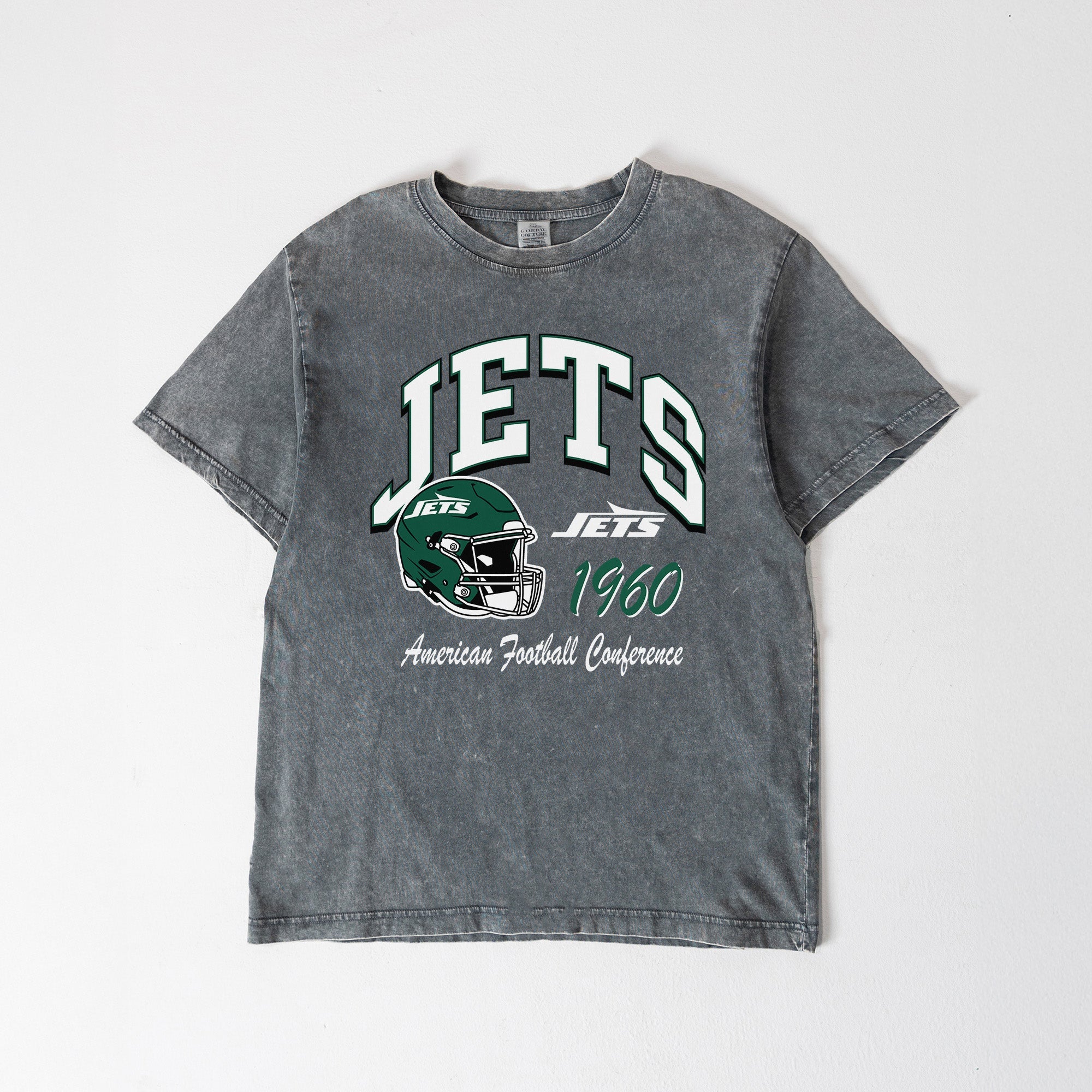 NEW YORK JETS CLASSIC MOTION WASHED RELAXED FIT TEE