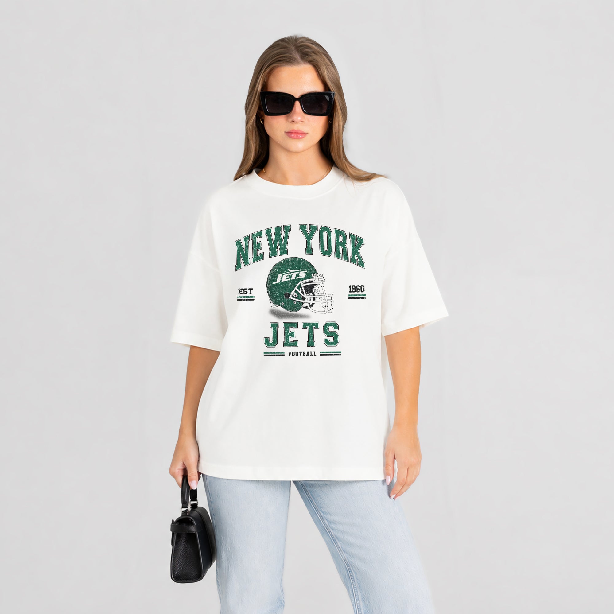 NEW YORK JETS PLAY TO WIN WASHED RELAXED FIT TEE
