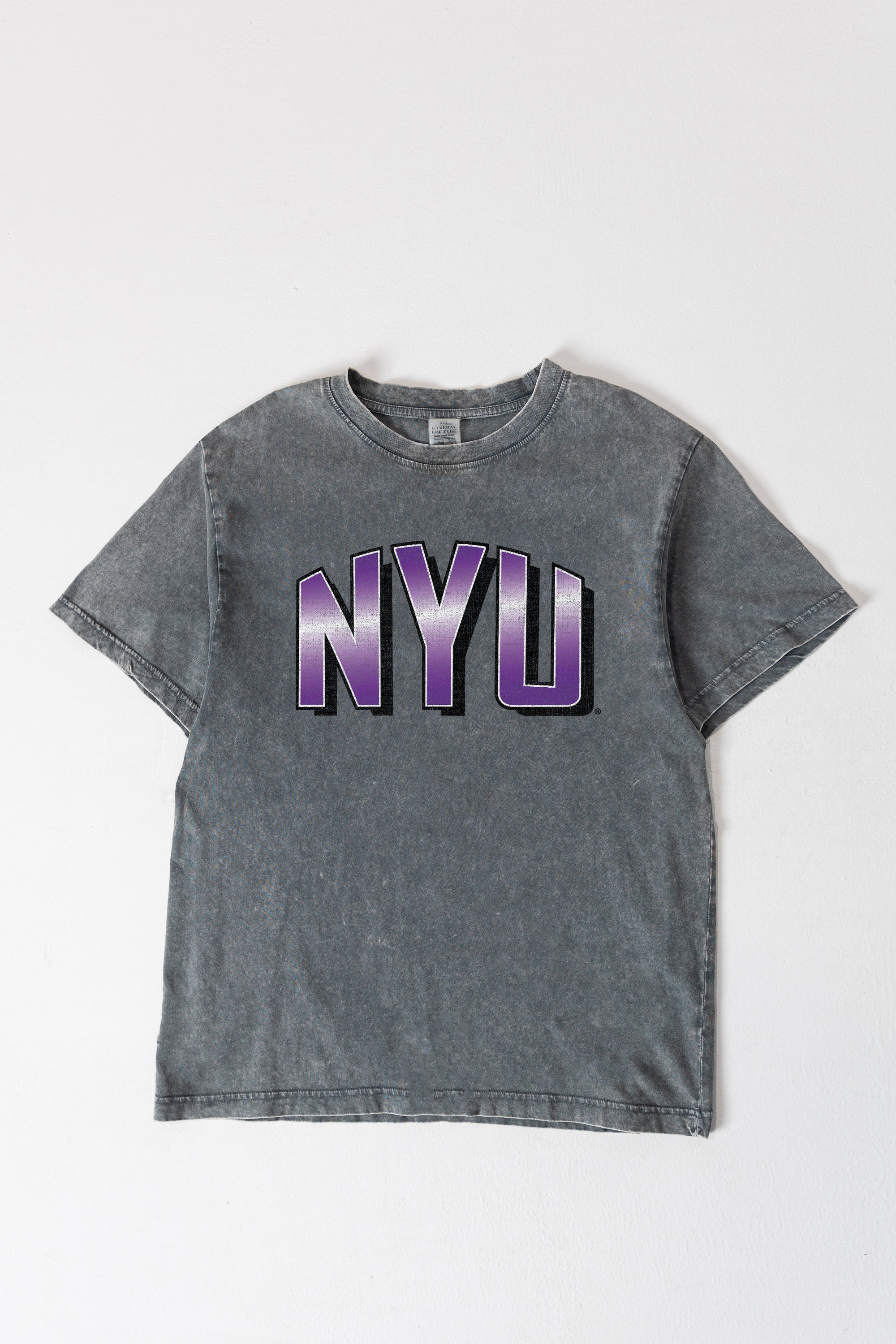 NEW YORK UNIVERSITY VIOLETS PEAK PERFORMANCE OVERSIZED CREWNECK TEE