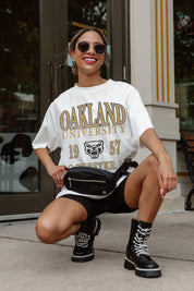 OAKLAND GOLDEN GRIZZLIES UNITY OVERSIZED CREWNECK TEE