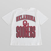 OKLAHOMA SOONERS FIERCE FOCUS WASHED RELAXED FIT TEE