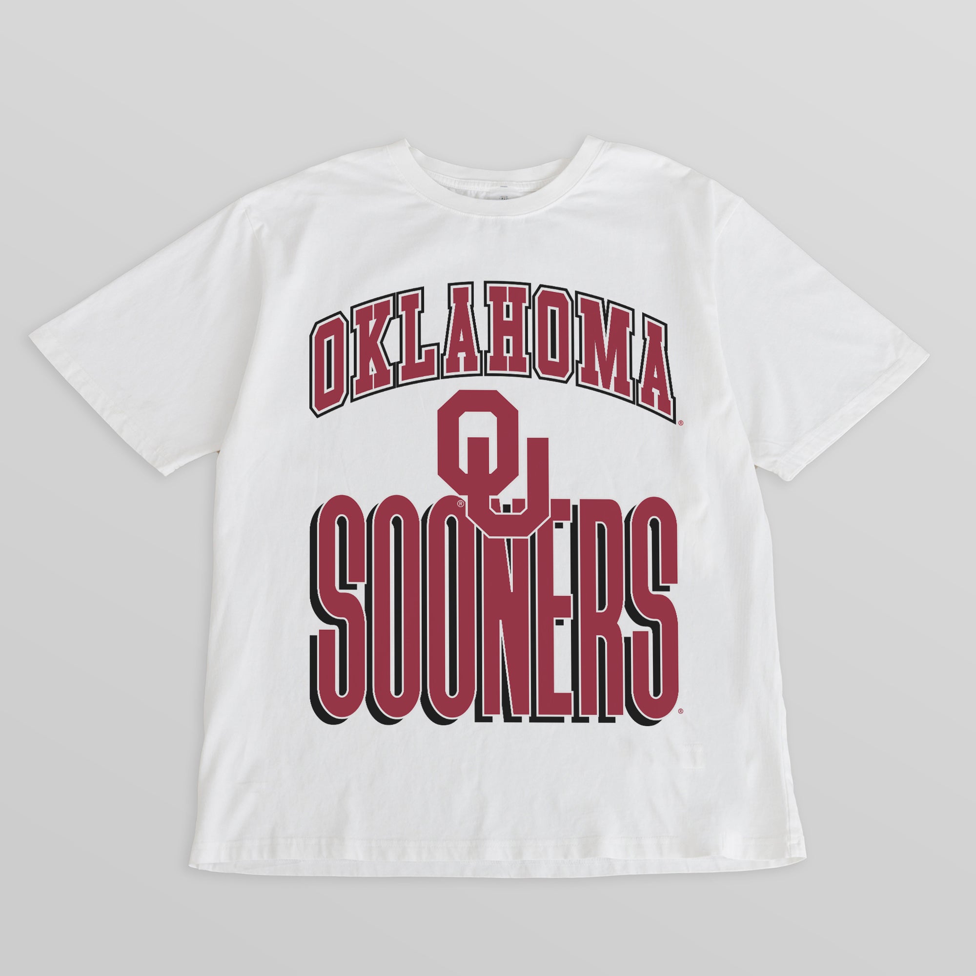 OKLAHOMA SOONERS FIERCE FOCUS WASHED RELAXED FIT TEE