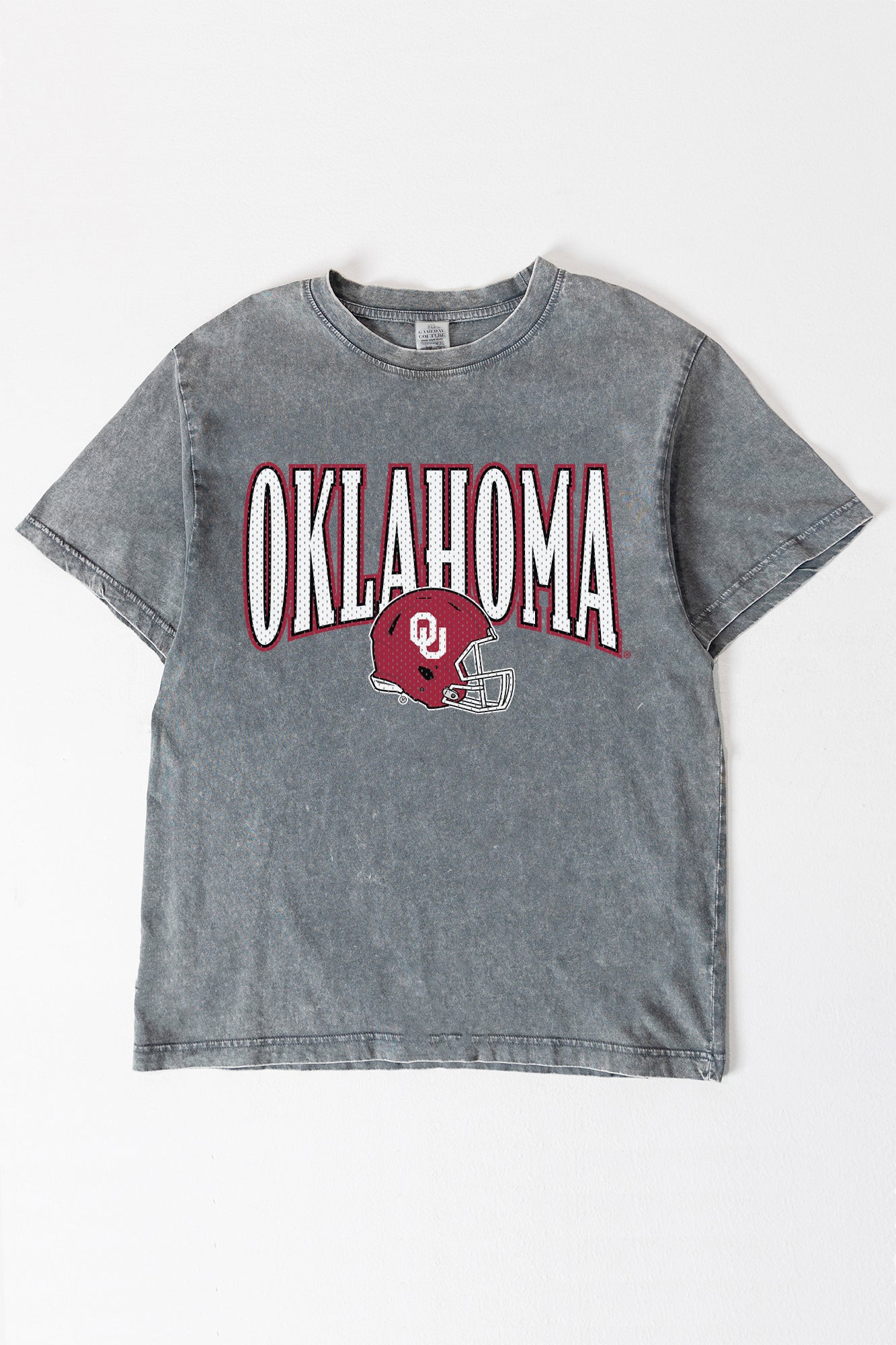 OKLAHOMA SOONERS PLAYBOOK WIN OVERSIZED CREWNECK TEE