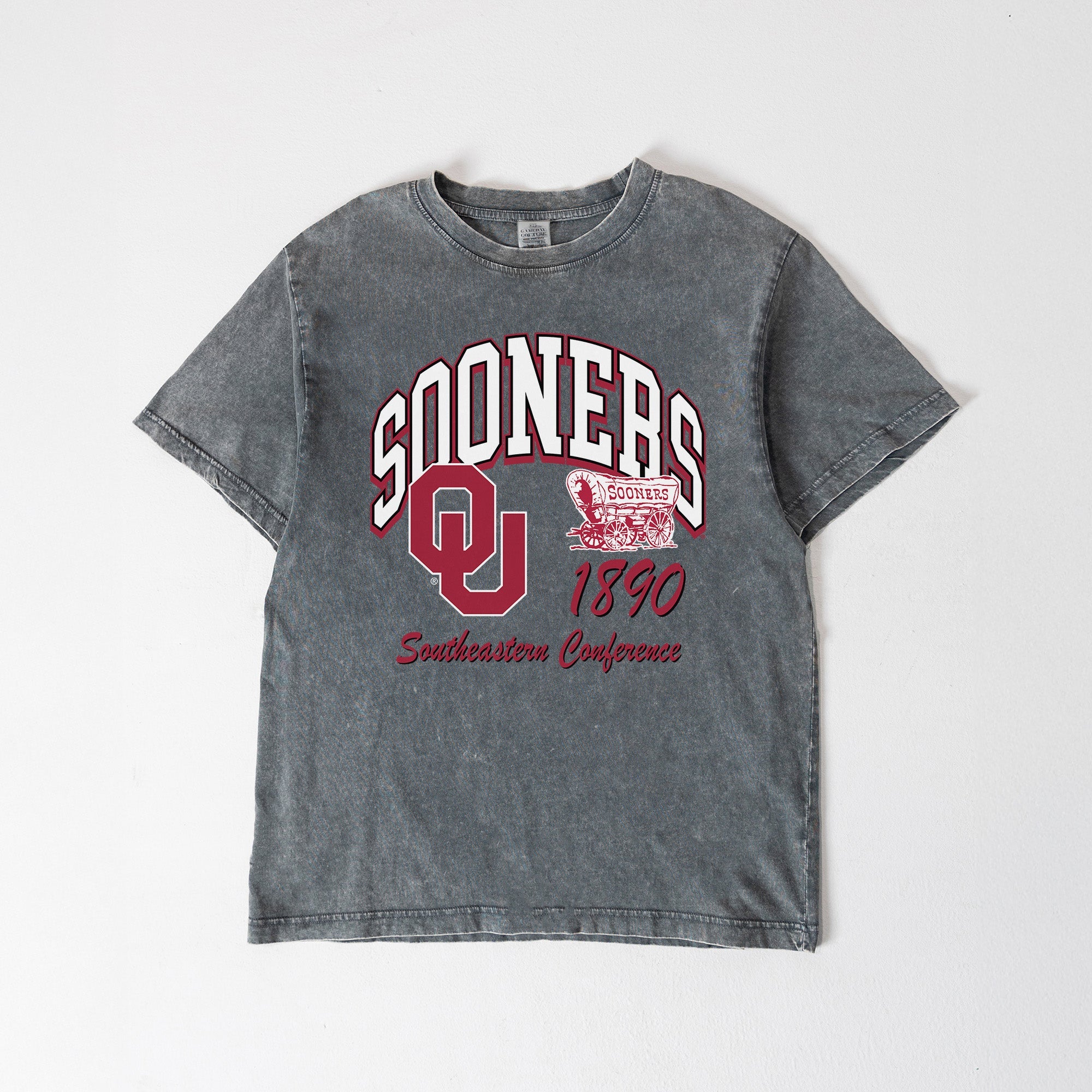 OKLAHOMA SOONERS CLASSIC MOTION WASHED RELAXED FIT TEE
