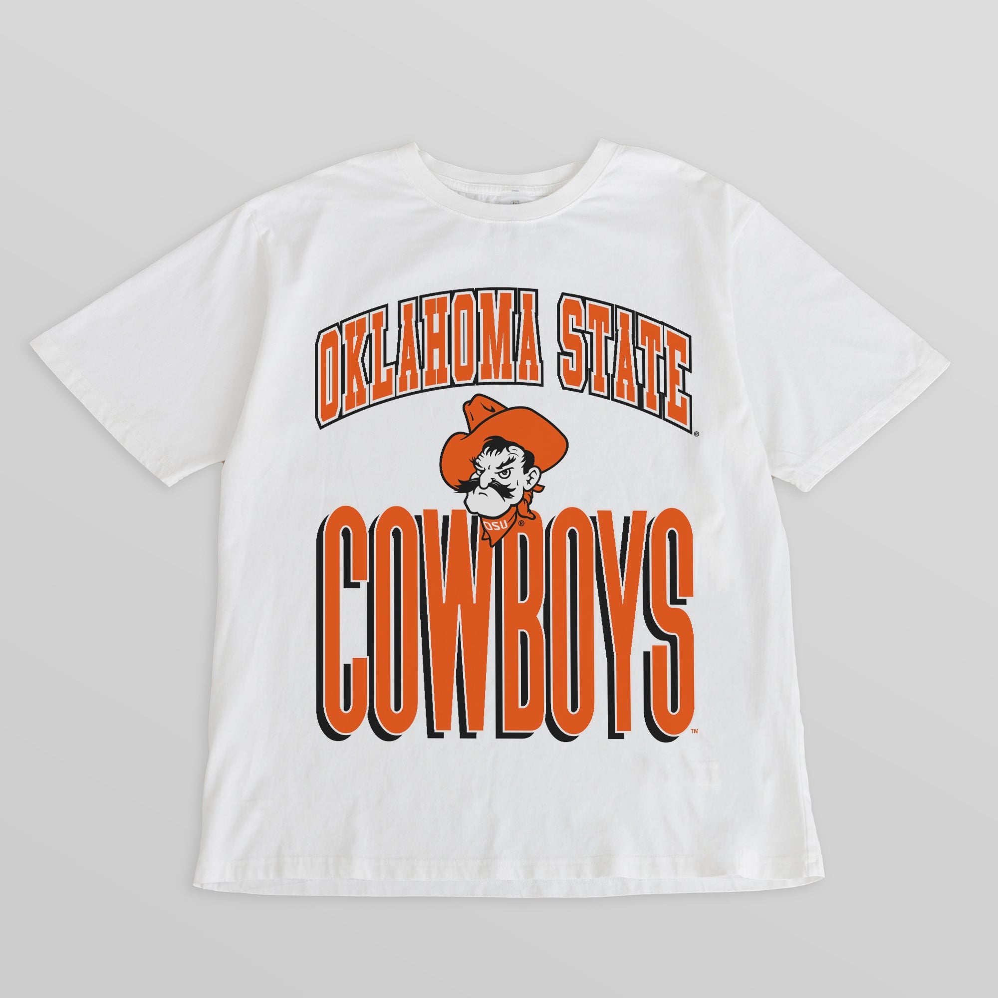 OKLAHOMA STATE COWBOYS FIERCE FOCUS WASHED RELAXED FIT TEE
