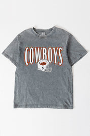 OKLAHOMA STATE COWBOYS PLAYBOOK WIN OVERSIZED CREWNECK TEE