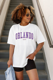 ORLANDO CITY SC GOAL LINE OVERSIZED CREWNECK TEE