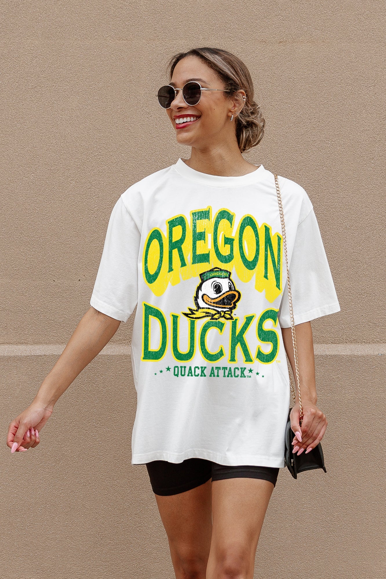 OREGON DUCKS SHAKEDOWN OVERSIZED CREWNECK TEE