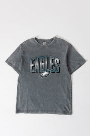 PHILADELPHIA EAGLES PEAK PERFORMANCE OVERSIZED CREWNECK TEE