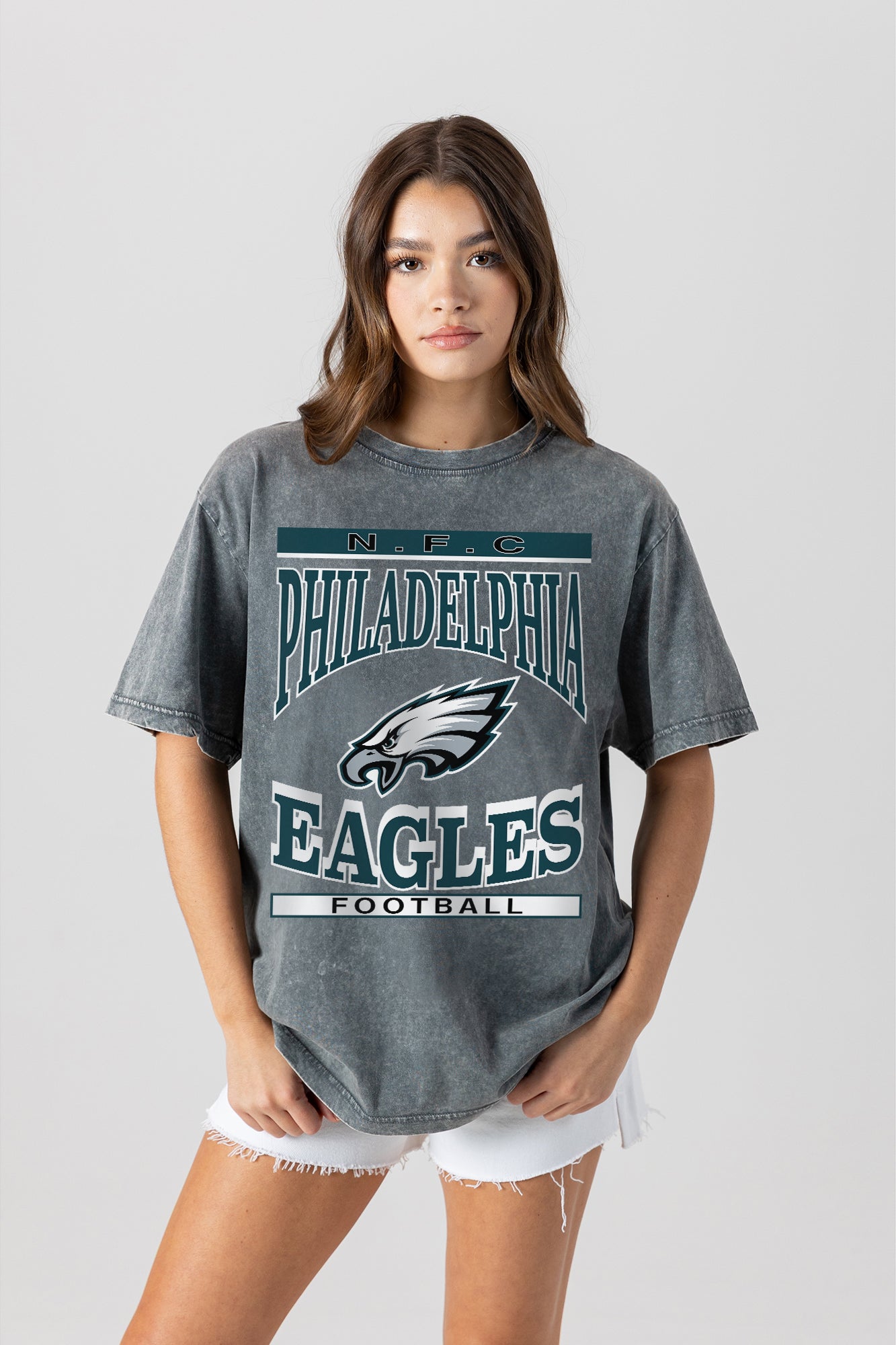 PHILADELPHIA EAGLES CLASSIC GRIND WASHED RELAXED FIT TEE