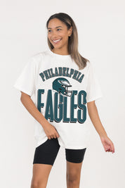 PHILADELPHIA EAGLES FIERCE FOCUS WASHED RELAXED FIT TEE