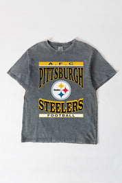 PITTSBURGH STEELERS CLASSIC GRIND WASHED RELAXED FIT TEE