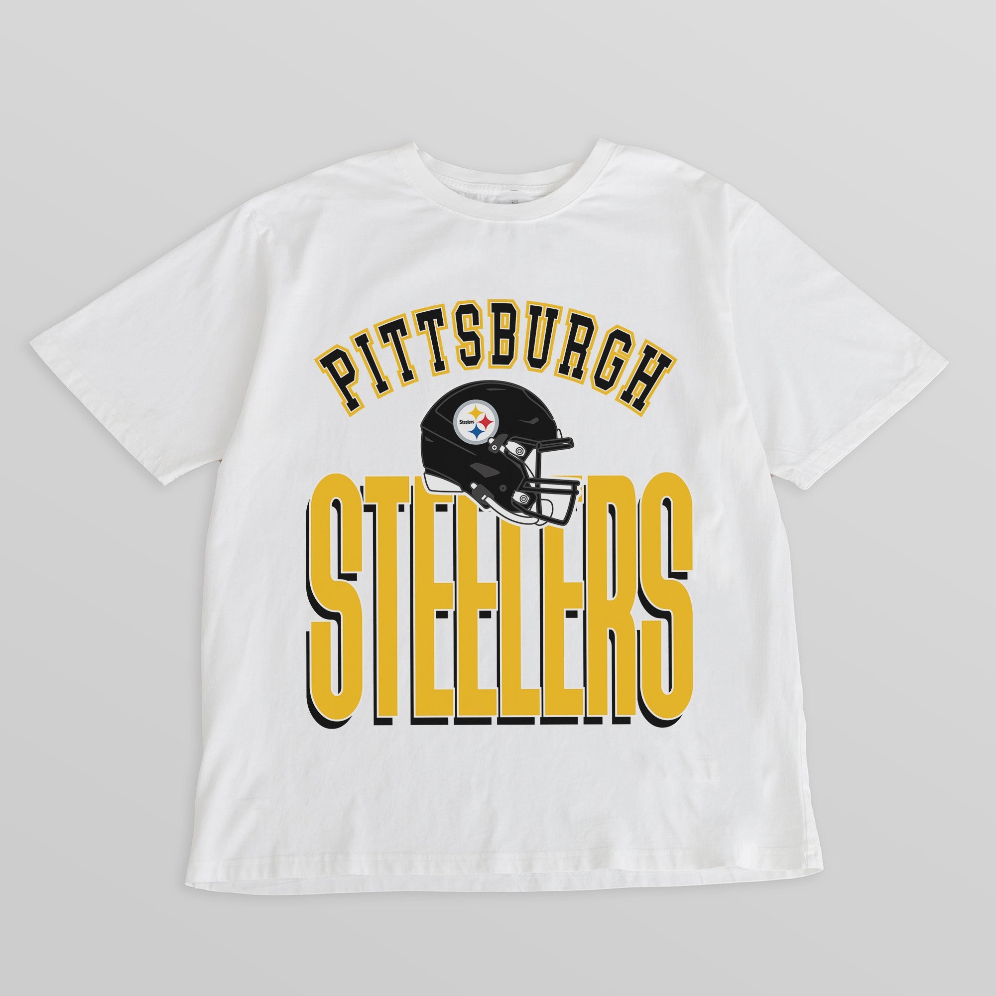 PITTSBURGH STEELERS FIERCE FOCUS WASHED RELAXED FIT TEE