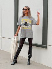 PITTSBURGH STEELERS Nothing But The Best Oversized Crewneck Tee