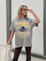 PITTSBURGH STEELERS Nothing But The Best Oversized Crewneck Tee
