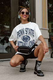 PENN STATE NITTANY LIONS SHAKEDOWN OVERSIZED CREWNECK TEE