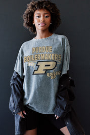 PURDUE BOILERMAKERS KEEP THE LEAD OVERSIZED CREWNECK TEE