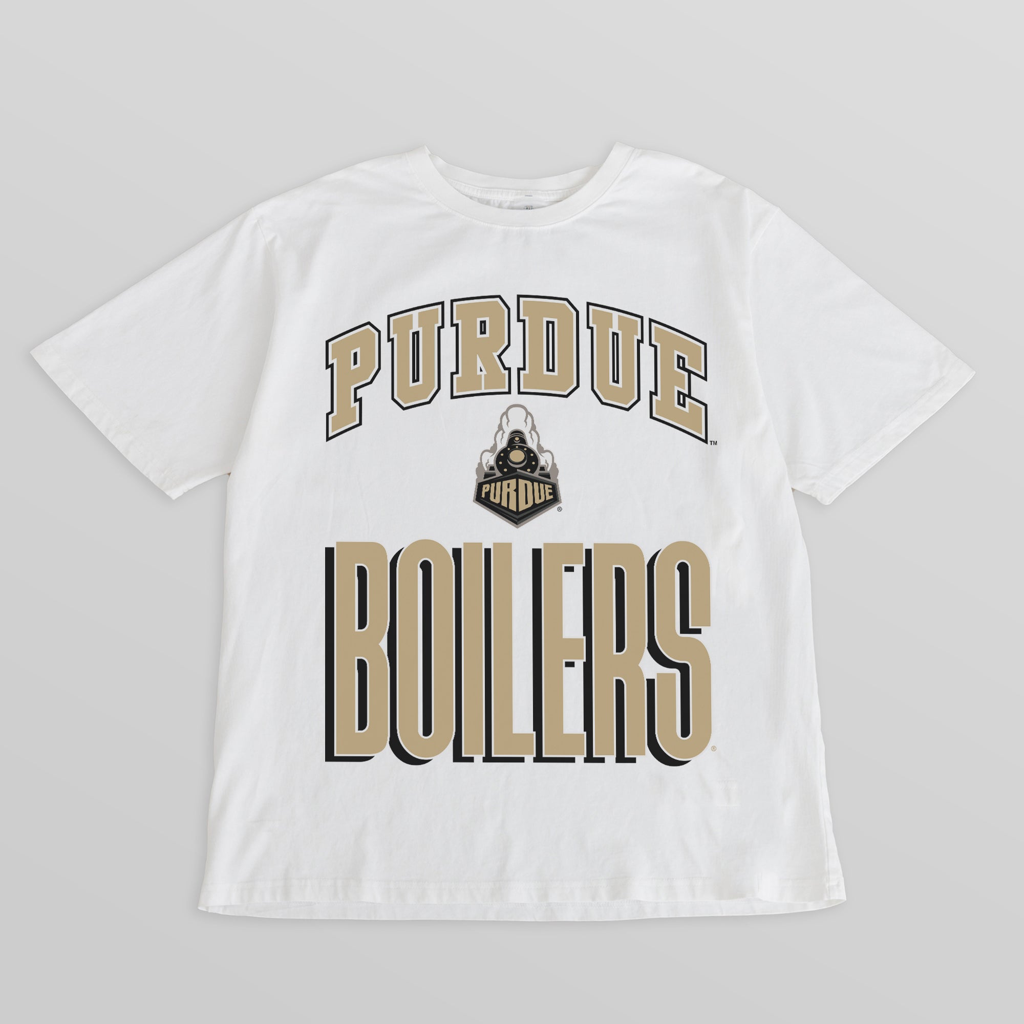PURDUE BOILERMAKERS FIERCE FOCUS WASHED RELAXED FIT TEE