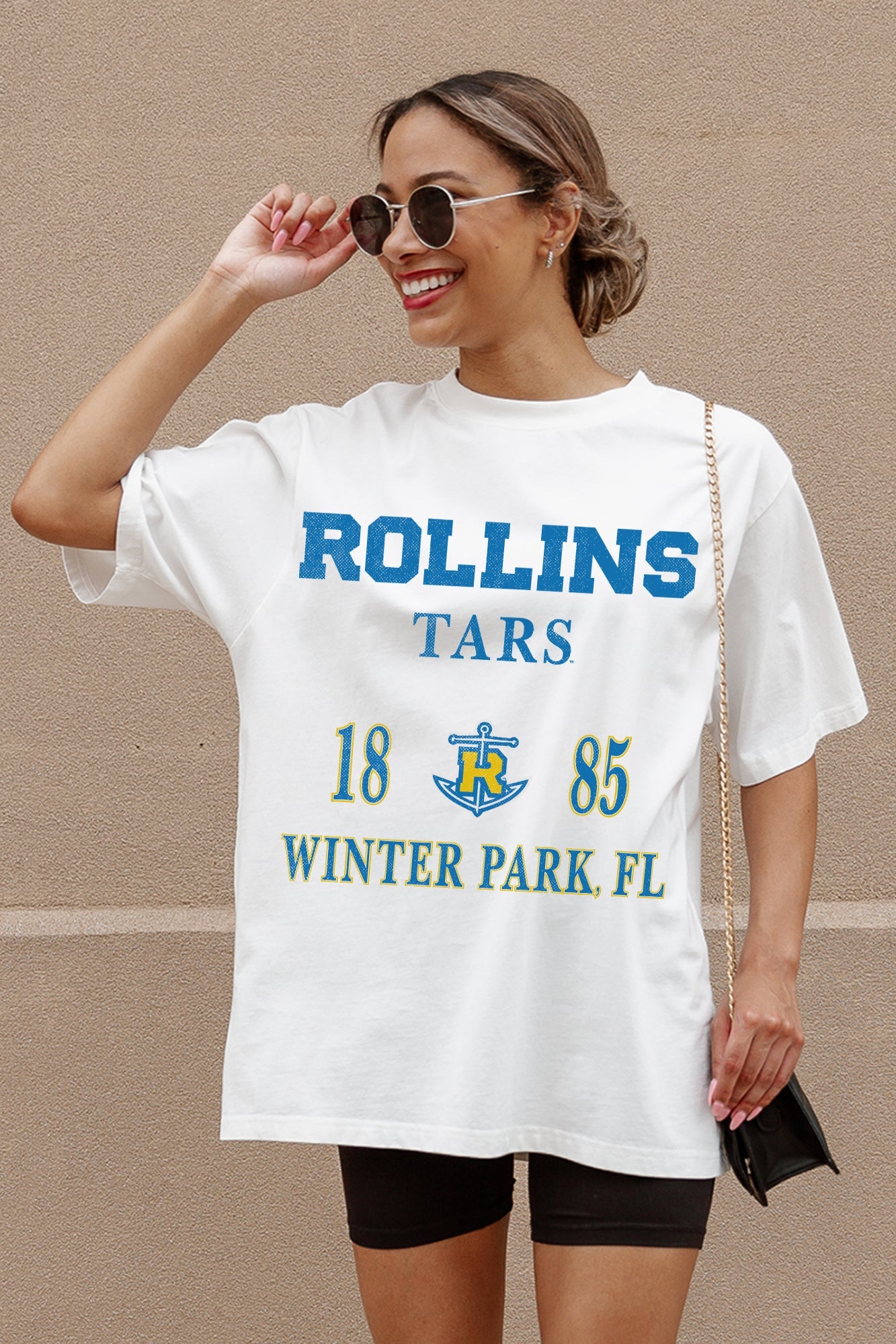 ROLLINS COLLEGE TARS UNITY OVERSIZED CREWNECK TEE