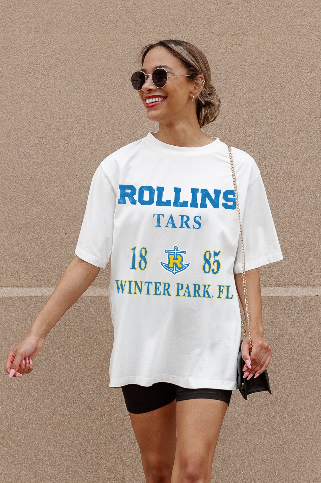 ROLLINS COLLEGE TARS UNITY OVERSIZED CREWNECK TEE