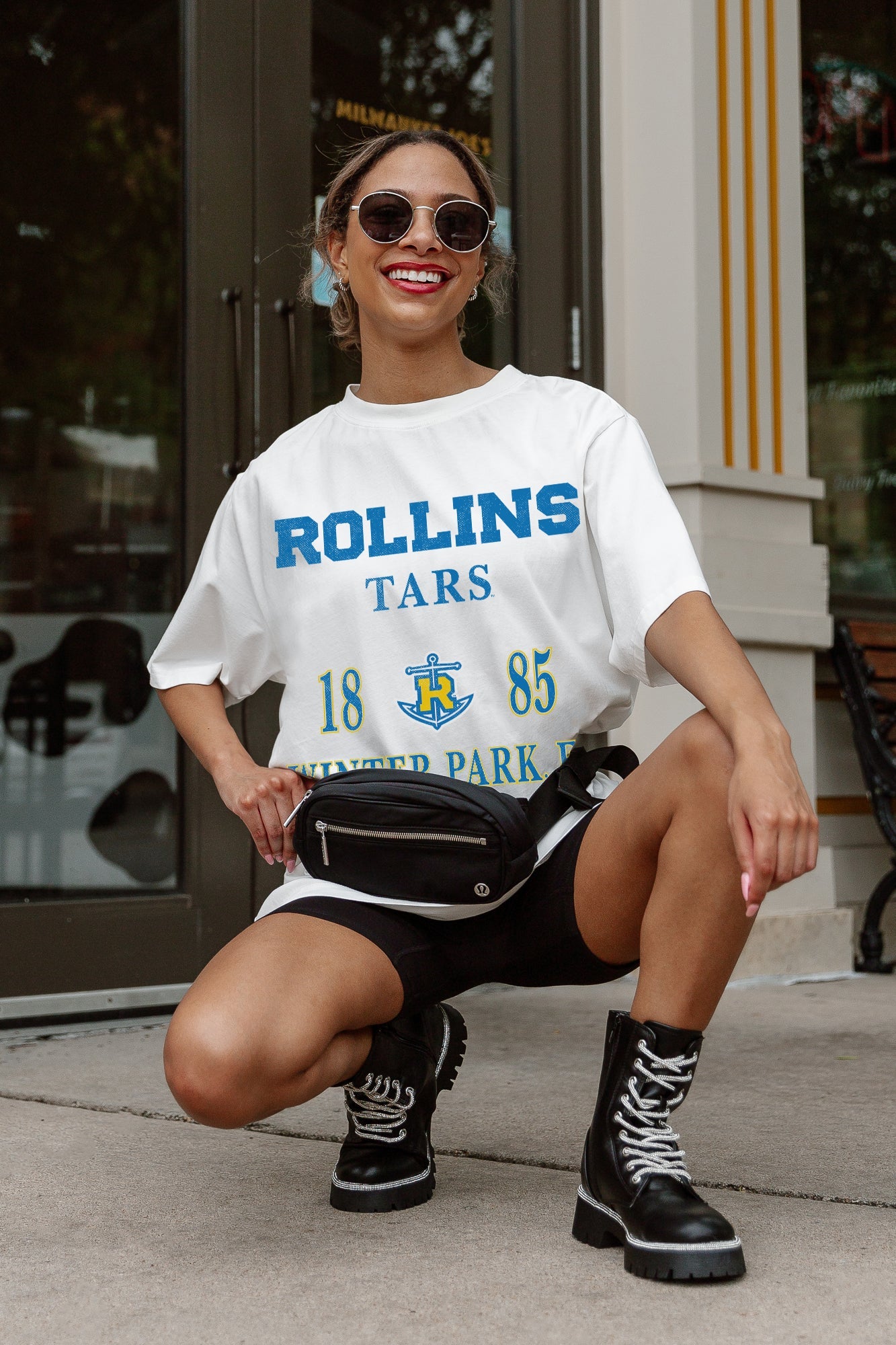 ROLLINS COLLEGE TARS UNITY OVERSIZED CREWNECK TEE