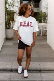 REAL SALT LAKE GOAL LINE OVERSIZED CREWNECK TEE