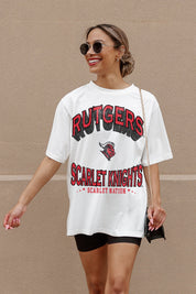 RUTGERS SCARLET KNIGHTS SHAKEDOWN OVERSIZED CREWNECK TEE