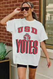 SOUTH DAKOTA COYOTES FIERCE FOCUS WASHED RELAXED FIT TEE