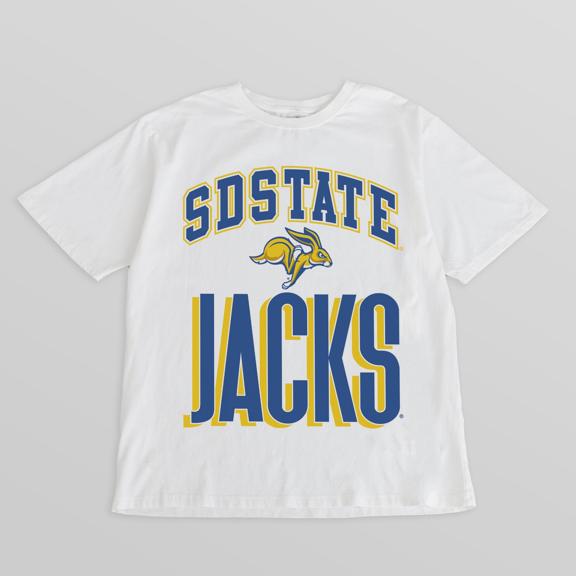SOUTH DAKOTA STATE JACKRABBITS FIERCE FOCUS WASHED RELAXED FIT TEE