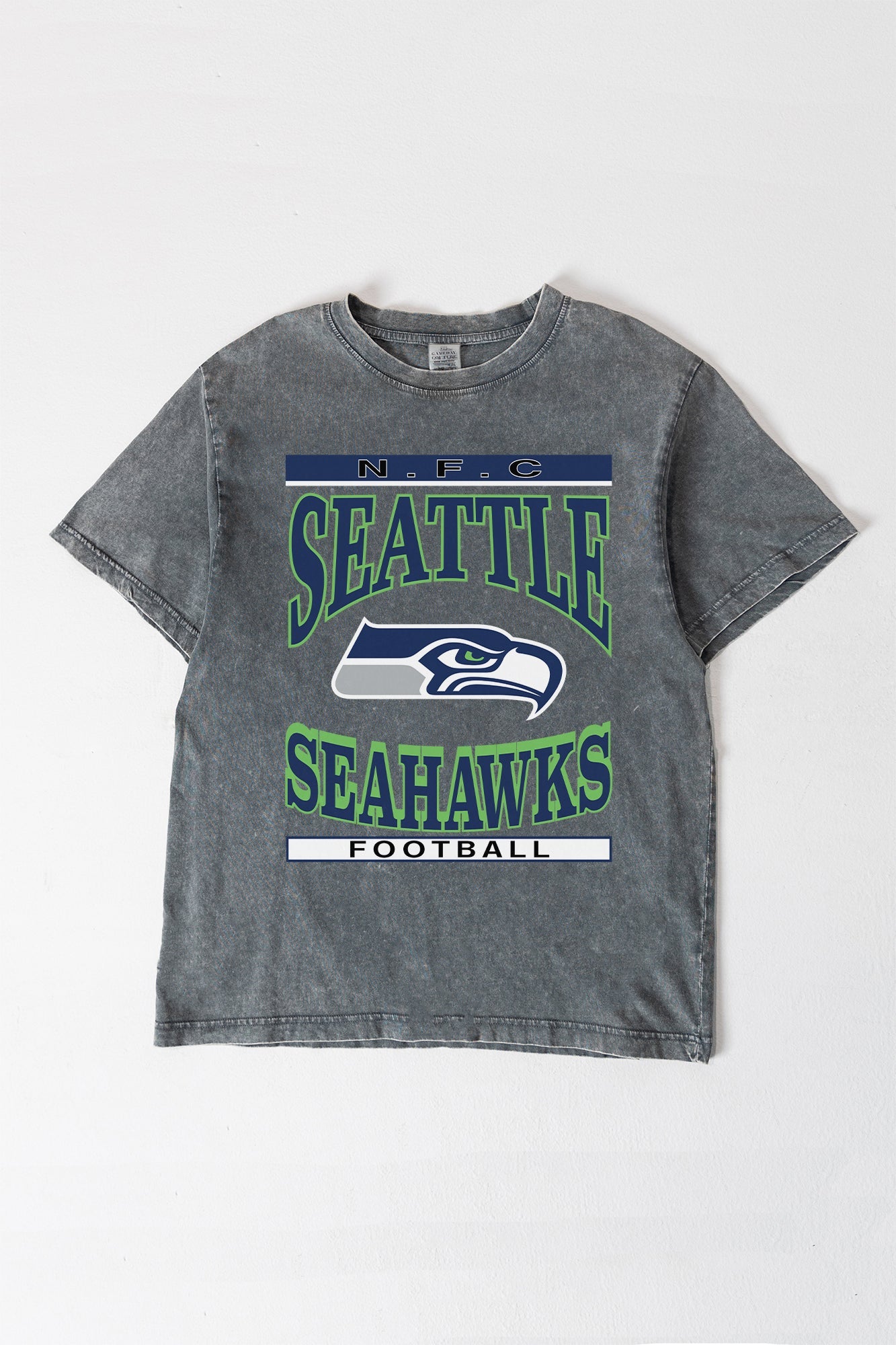 SEATTLE SEAHAWKS CLASSIC GRIND WASHED RELAXED FIT TEE