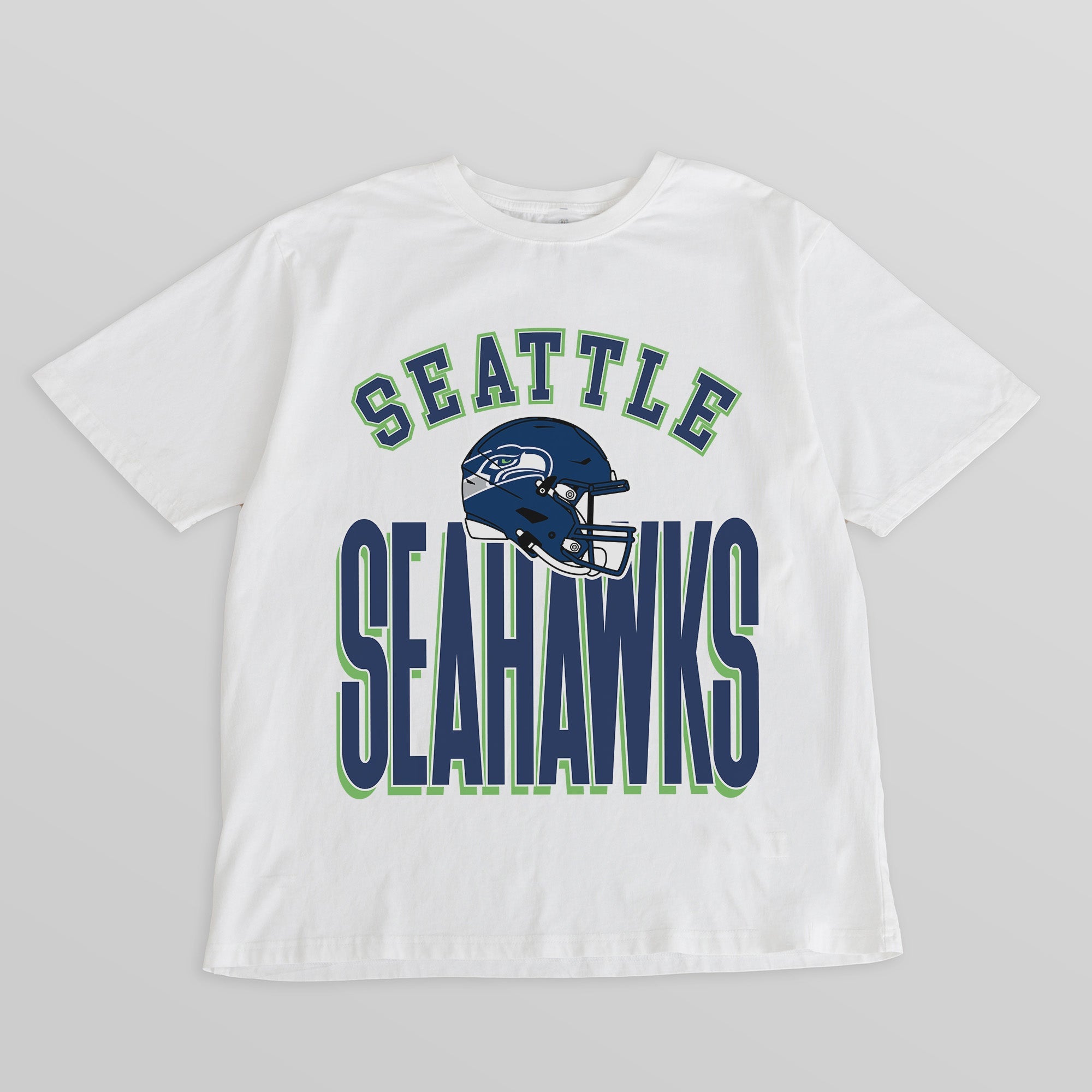 SEATTLE SEAHAWKS FIERCE FOCUS WASHED RELAXED FIT TEE
