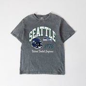 SEATTLE SEAHAWKS CLASSIC MOTION WASHED RELAXED FIT TEE