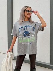 SEATTLE SEAHAWKS Nothing But The Best Oversized Crewneck Tee