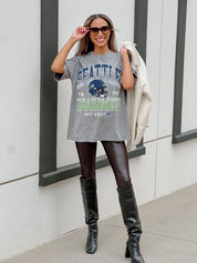 SEATTLE SEAHAWKS Nothing But The Best Oversized Crewneck Tee