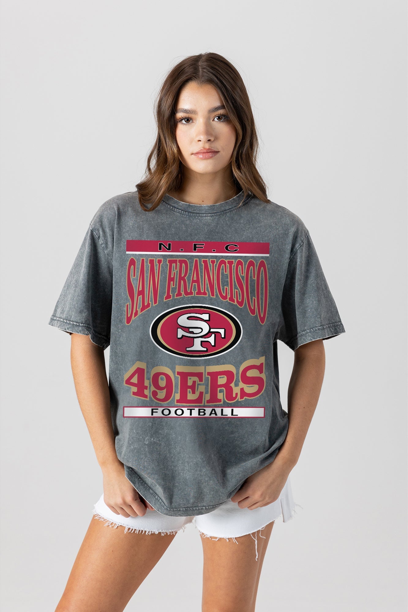 SAN FRANCISCO 49ERS CLASSIC GRIND WASHED RELAXED FIT TEE