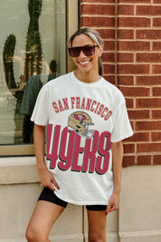 SAN FRANCISCO 49ERS FIERCE FOCUS WASHED RELAXED FIT TEE