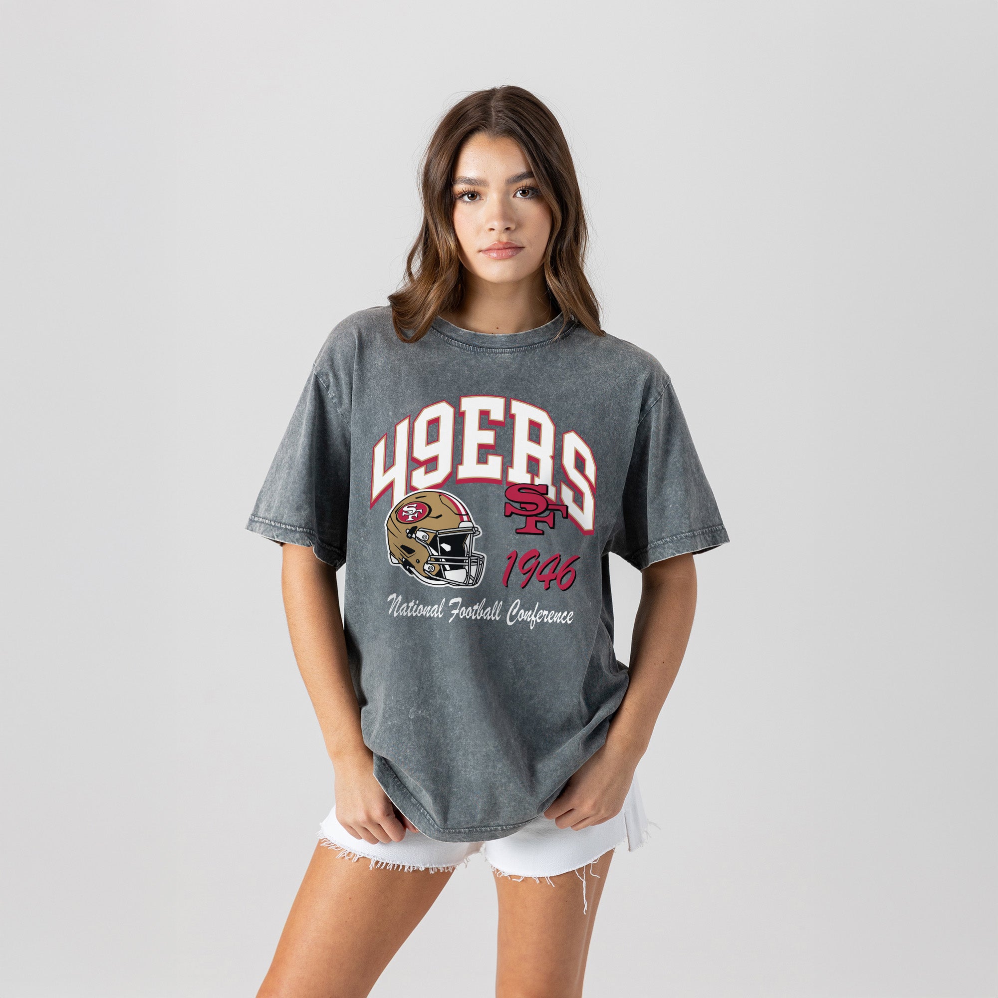 SAN FRANCISCO 49ERS CLASSIC MOTION WASHED RELAXED FIT TEE