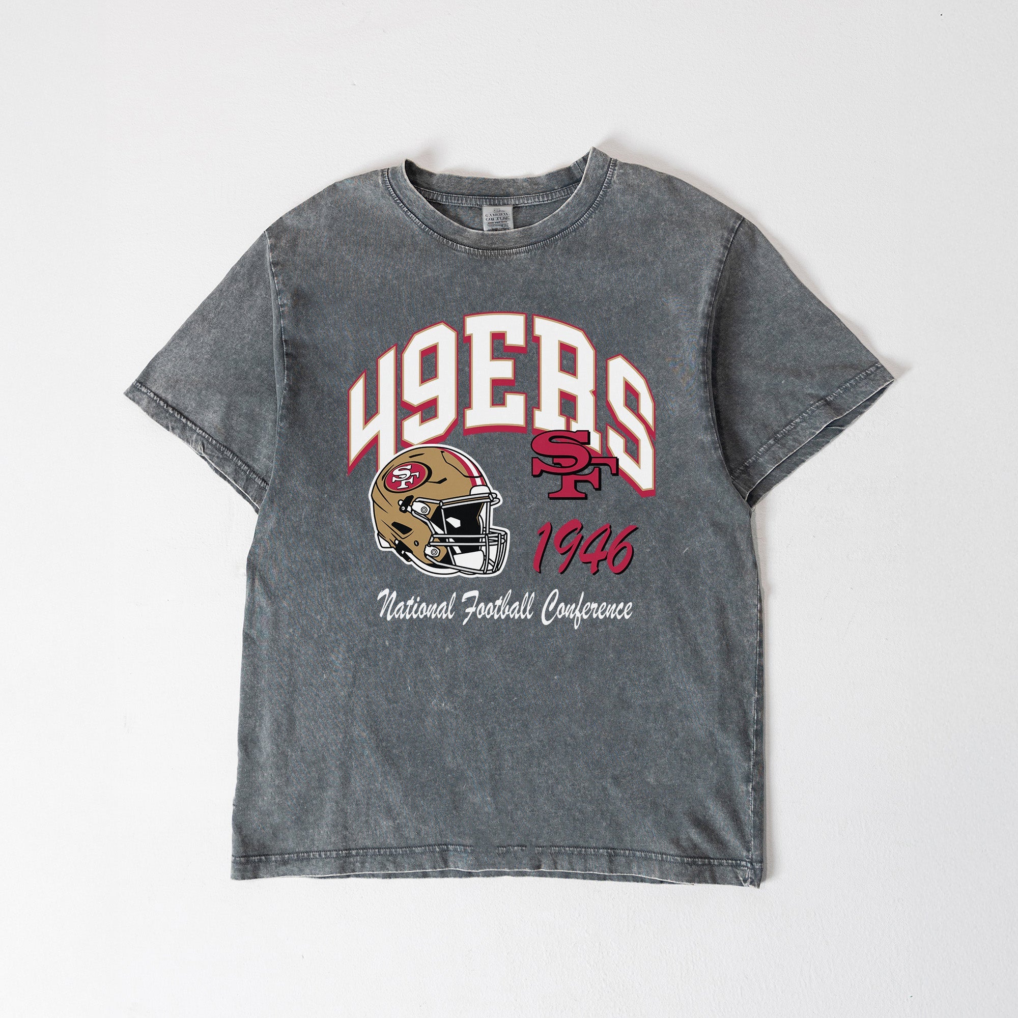 SAN FRANCISCO 49ERS CLASSIC MOTION WASHED RELAXED FIT TEE