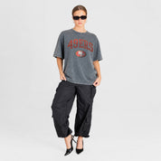 SAN FRANCISCO 49ERS BLING SEASON OVERSIZED CREWNECK TEE